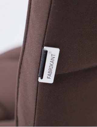 Кресло поворотное Фабрикант Алекс ткань Velur 24 темно-коричневый