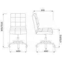 Кресло поворотное Фабрикант Алекс ткань Velur 24 светло-серый купить в Минске