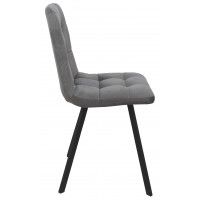 Стул ФИН ткань серый CAMARO 18 / черный купить в Минске