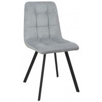 Стул ФИН ткань светло-серый CAMARO 09 / черный