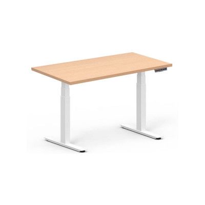 Стол регулируемый Fit Focus Z-3 BluetoothAPP, белый, акация лэйклэнд светлая
