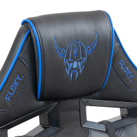 Кресло геймерское FLOKY Asgard Blue черный/синий купить в Минске