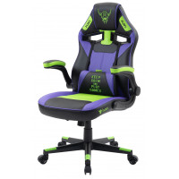 Кресло геймерское FLOKY Asgard Purple-Green черный/фиолетовый/зеленый купить в Минске
