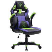 Кресло геймерское FLOKY Asgard Purple-Green черный/фиолетовый/зеленый купить в Минске