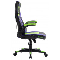 Кресло геймерское FLOKY Asgard Purple-Green черный/фиолетовый/зеленый купить в Минске