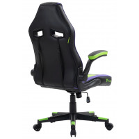 Кресло геймерское FLOKY Asgard Purple-Green черный/фиолетовый/зеленый купить в Минске