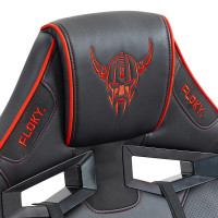 Кресло геймерское FLOKY Asgard Red черный/красный купить в Минске
