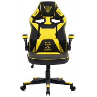 Кресло геймерское FLOKY Asgard Yellow-Black черный/желтый купить в Минске