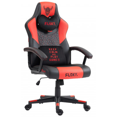 Кресло геймерское FLOKY Huginn Red SP черный/красный купить в Минске