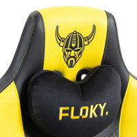 Кресло геймерское FLOKY Huginn Yellow SP черный/желтый купить в Минске