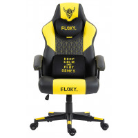 Кресло геймерское FLOKY Huginn Yellow SP черный/желтый купить в Минске