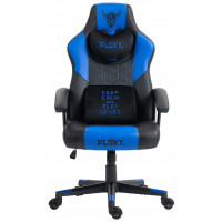 Кресло геймерское FLOKY Huginn Blue черный/синий купить в Минске