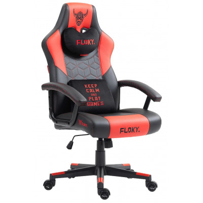 Кресло геймерское FLOKY Huginn Red черный/красный купить в Минске