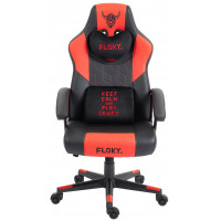 Кресло геймерское FLOKY Huginn Red черный/красный купить в Минске