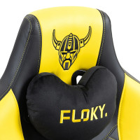 Кресло геймерское FLOKY Huginn Yellow черный/желтый купить в Минске