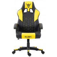 Кресло геймерское FLOKY Huginn Yellow черный/желтый купить в Минске