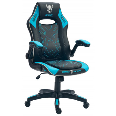 Кресло геймерское FLOKY NEXUS Aqua-Black черный/голубой купить в Минске