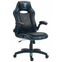 Кресло геймерское FLOKY NEXUS Black-Blue V1 черный/синий