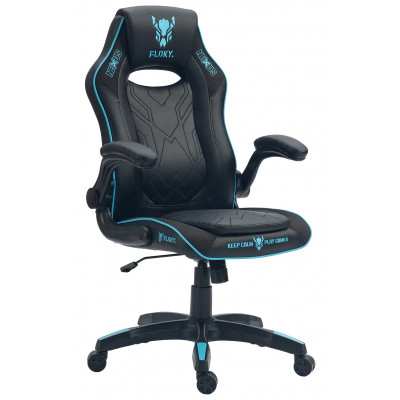 Кресло геймерское FLOKY NEXUS Black-Blue V1 черный/синий купить в Минске