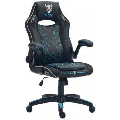 Кресло геймерское FLOKY NEXUS Black-Blue V2 черный/синий купить в Минске