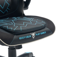 Кресло геймерское FLOKY NEXUS Black-Blue V2 черный/синий купить в Минске