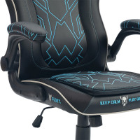 Кресло геймерское FLOKY NEXUS Black-Blue V2 черный/синий купить в Минске