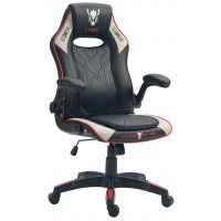 Кресло геймерское FLOKY NEXUS Black-Grey V1 черный/серый/красный