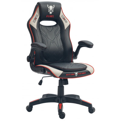 Кресло геймерское FLOKY NEXUS Black-Grey V1 черный/серый/красный купить в Минске