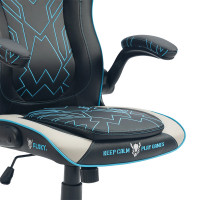 Кресло геймерское FLOKY NEXUS Black-Grey V3 черный/серый/синий купить в Минске