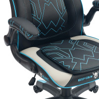 Кресло геймерское FLOKY NEXUS Black-Grey V3 черный/серый/синий купить в Минске