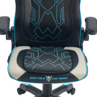 Кресло геймерское FLOKY NEXUS Black-Grey V3 черный/серый/синий купить в Минске