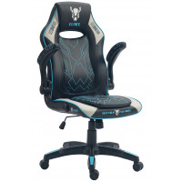 Кресло геймерское FLOKY NEXUS Black-Grey V3 черный/серый/синий купить в Минске