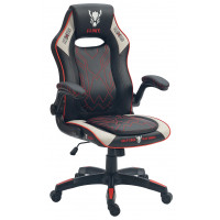 Кресло геймерское FLOKY NEXUS Grey-Red черный/серый/красный