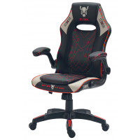 Кресло геймерское FLOKY NEXUS Grey-Red черный/серый/красный купить в Минске