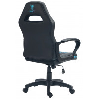 Кресло геймерское FLOKY VIBE Aqua-Black черный/голубой купить в Минске