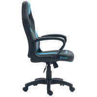 Кресло геймерское FLOKY VIBE Aqua-Black черный/голубой купить в Минске