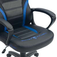 Кресло геймерское FLOKY VIBE Blue-Black черный/синий купить в Минске