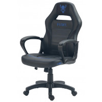 Кресло геймерское FLOKY VIBE Suede-Black черный/синий купить в Минске