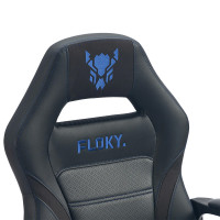 Кресло геймерское FLOKY VIBE Suede-Black черный/синий купить в Минске