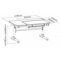 Школьная парта FunDesk Invito Grey купить в Минске