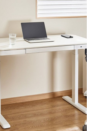 Живые фото Стол с регулируемой высотой Ergosmart Charged Desk 118*60 см
