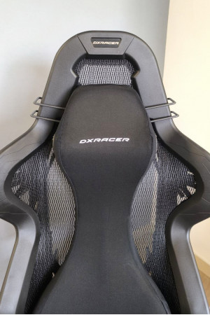 Живые фото Кресло DXRacer AIR/D7100/N черный