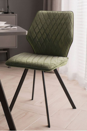 Живые фото Стул поворотный Rafael M-R 360 d12 OLIVE LUX/черный