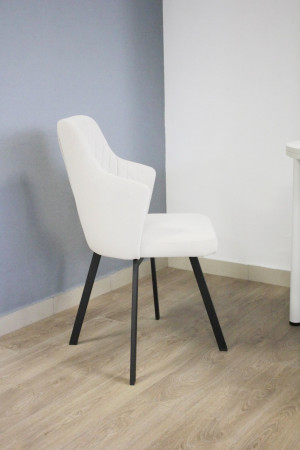 Живые фото Стул поворотный Коста KL кремовый