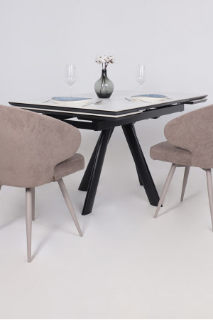 Живые фото Стул поворотный Rob-R1 b05 latte lux/капучино