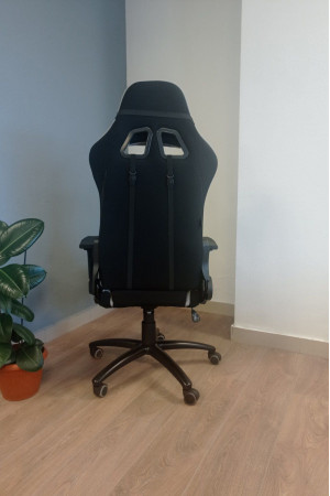 Живые фото Кресло Everprof Lotus S4 серый/черный