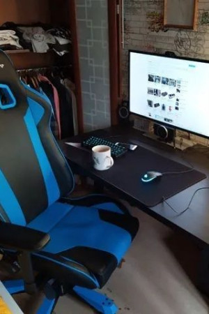 Живые фото Кресло DXRacer OH/KS06/NB