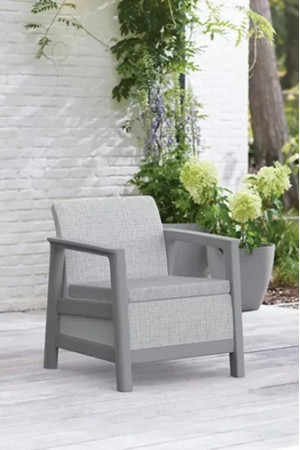 Живые фото Комплект из двух кресел Scandi Linea Chair 2x светло-серый