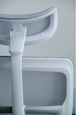 Живые фото Кресло SPARX Ghost White/Grey белый/серый