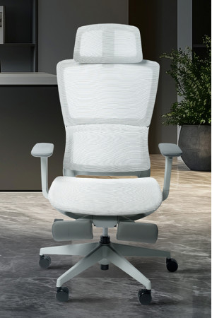 Живые фото Кресло SPARX Luster (Лустер) White/White белый/белый